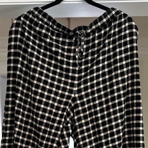 GAP BODY Black & White Plaid Flannel PJ Pants - Size XL - Picture 8 of 11